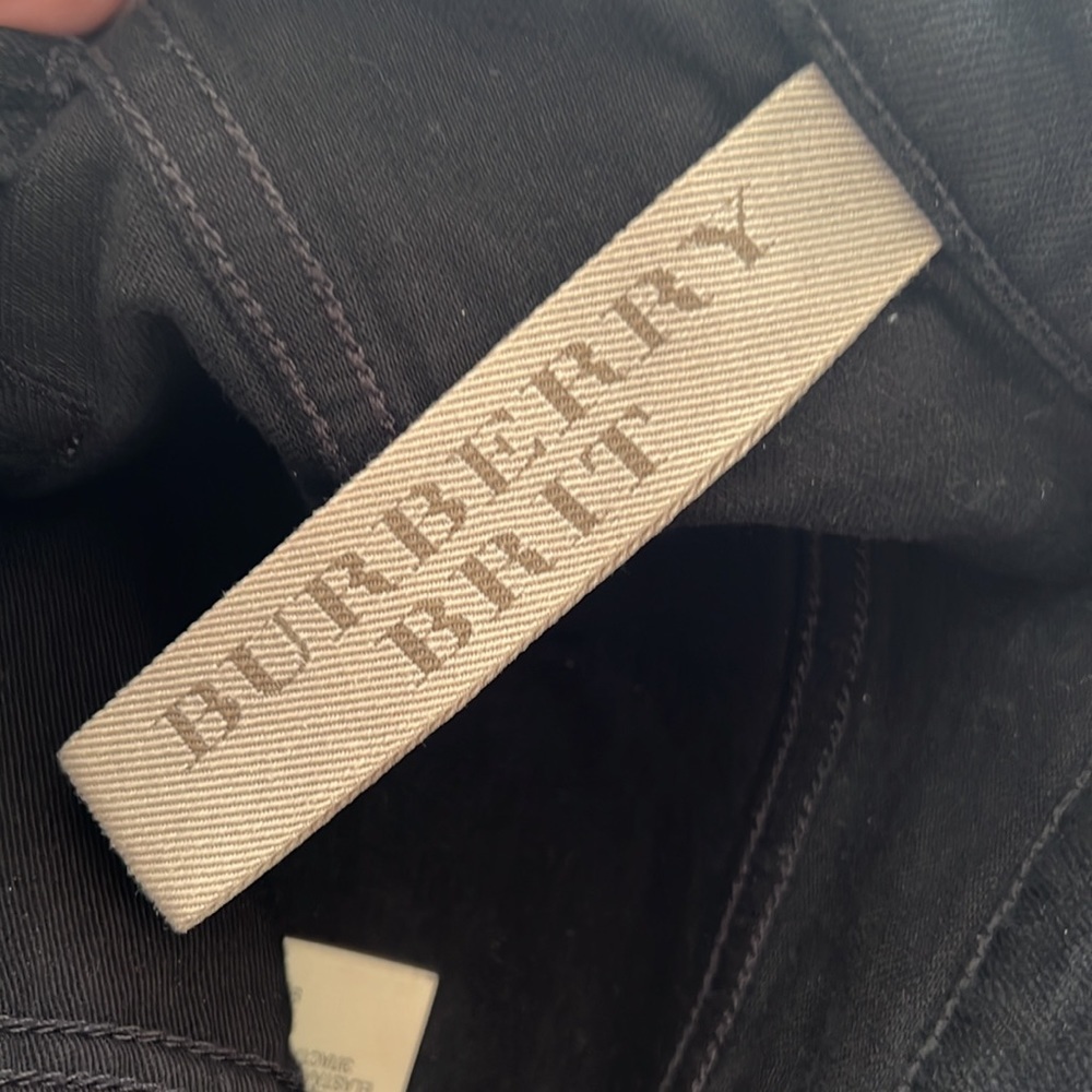 Burberry Brit  slim Straight Leg Black Jeans - Picture 5 of 11